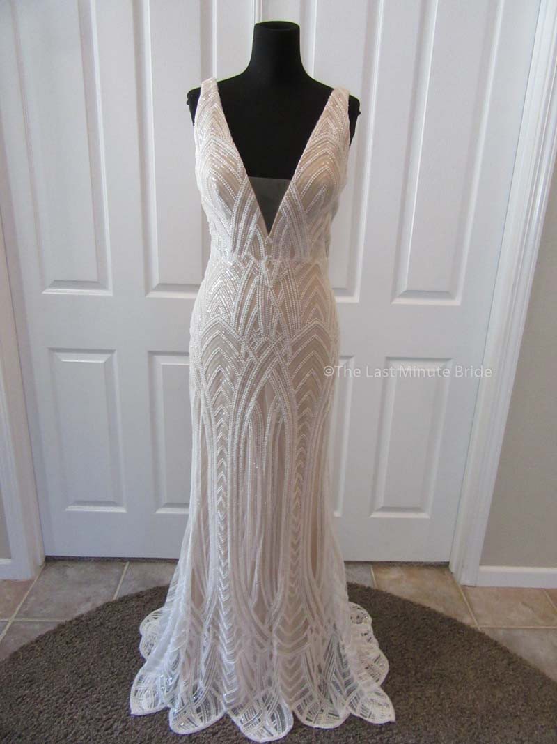 The Last Minute Bride Gatsby Rose New Wedding Dress Save