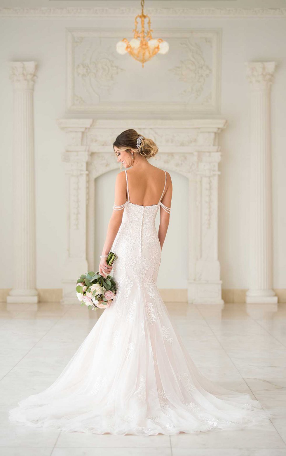 Stella York, Mermaid Wedding Dress w/ Beaded Straps (6743) New New Wedding  Dress Save 67% - Stillwhite