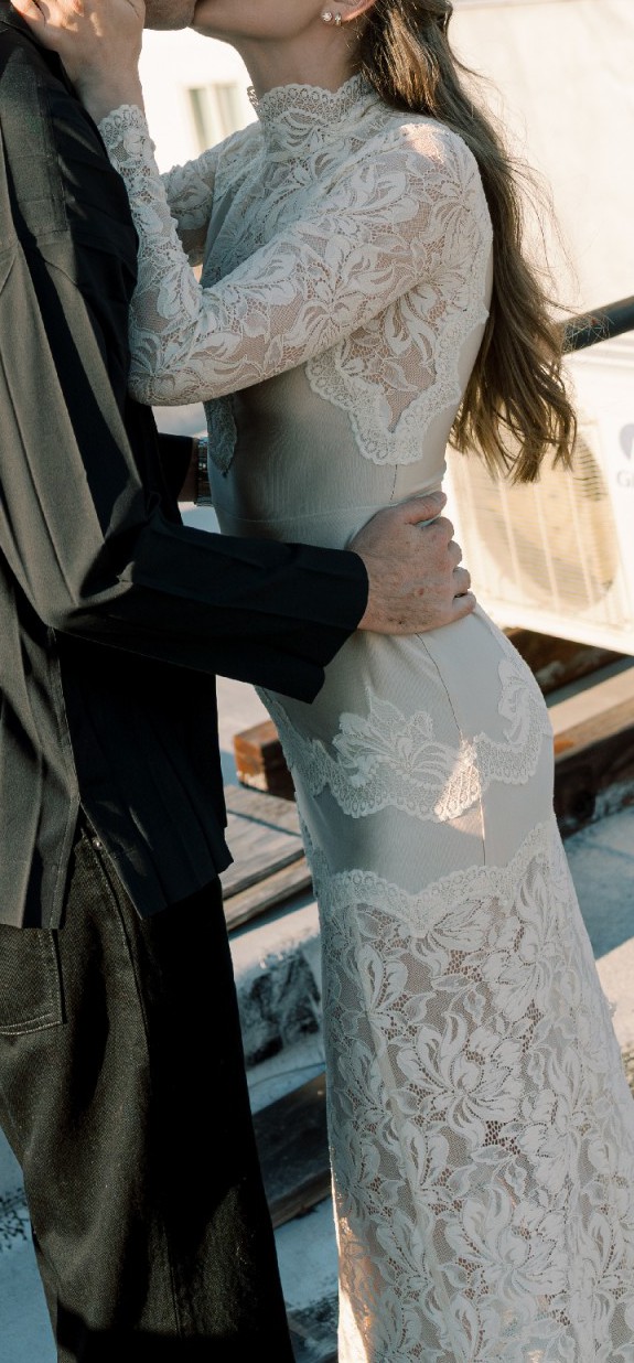 Rabanne, Floral Lace Dress Wedding Dress Save 40% - Stillwhite