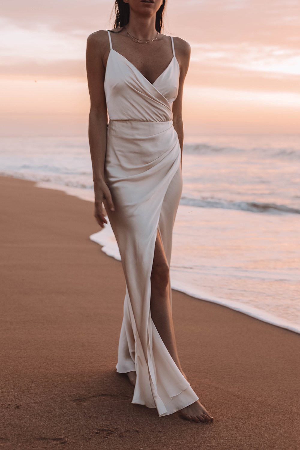 Shona Joy, La Lune Cross Draped Maxi Dress Preowned Wedding Dress Save 38%  - Stillwhite