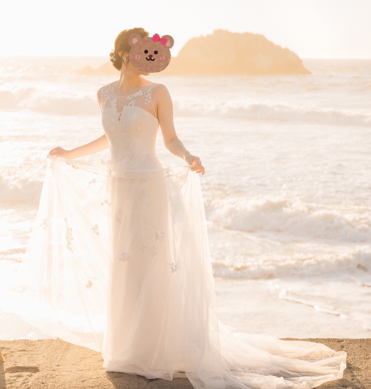 Vera wang beach wedding clearance dress