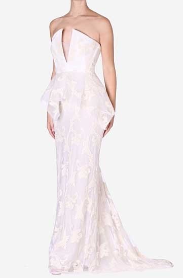 Carla Zampatti, Pearl Fleur-de-lis Lace Gown New Wedding Dress Save 47% -  Stillwhite