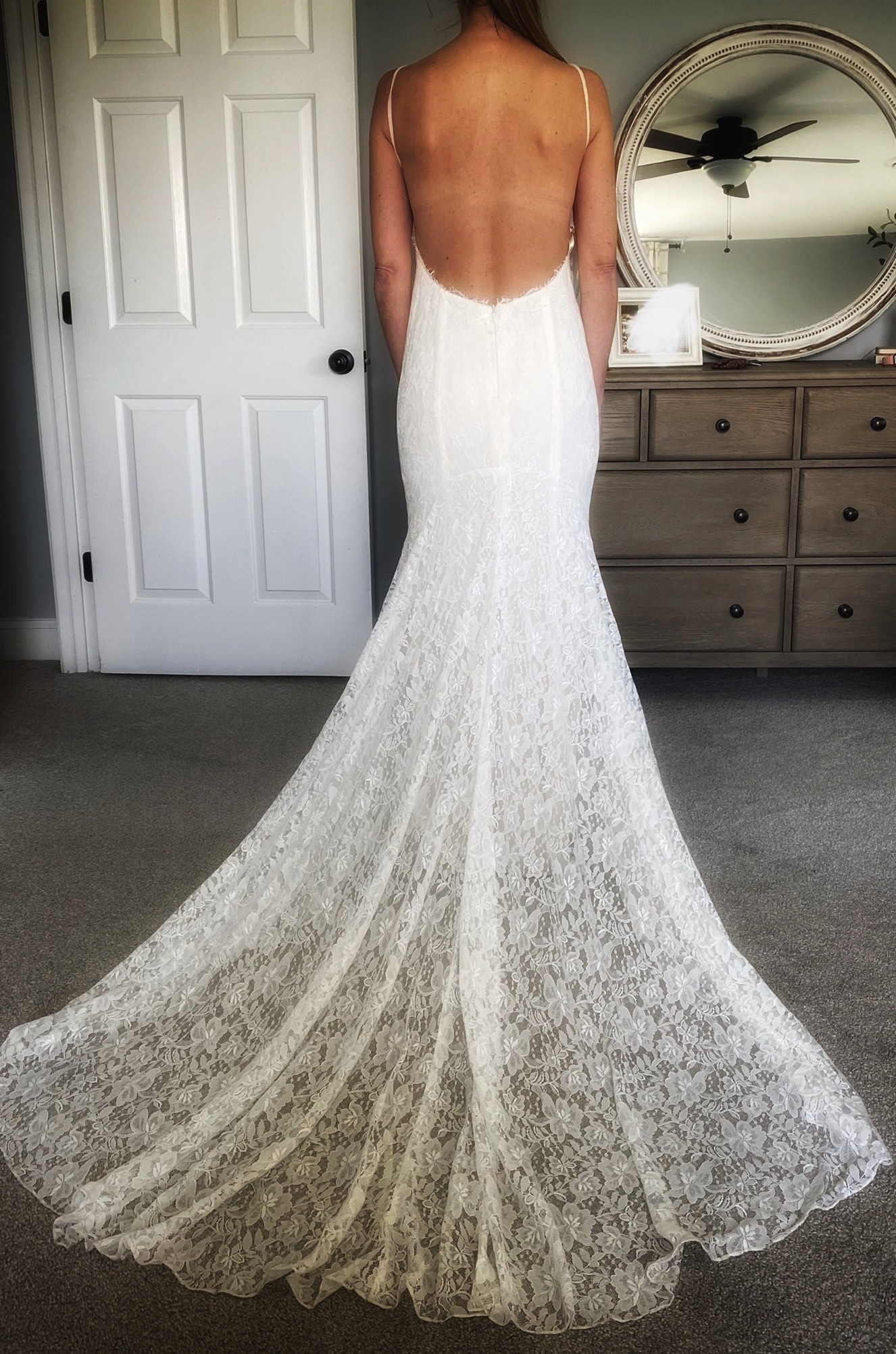 Galina Sexy Low Back Lace Wedding Gown New Wedding Dress Save 30% -  Stillwhite