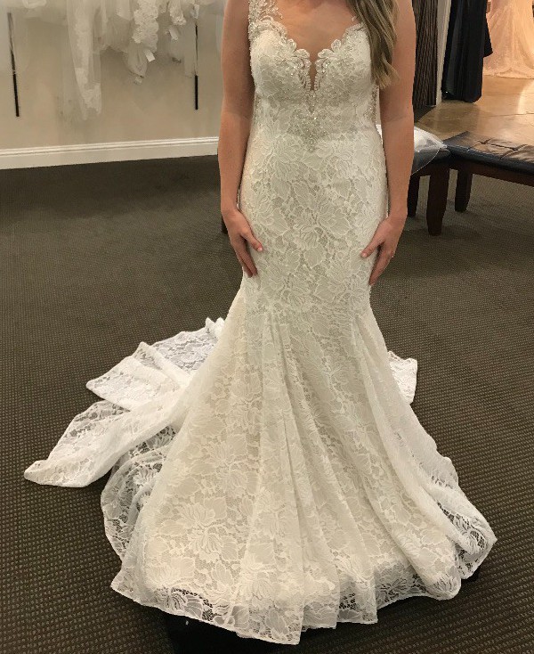 allure lace wedding dress