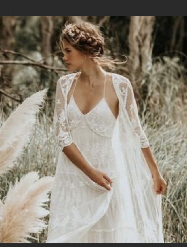 canyon moon mesh gown