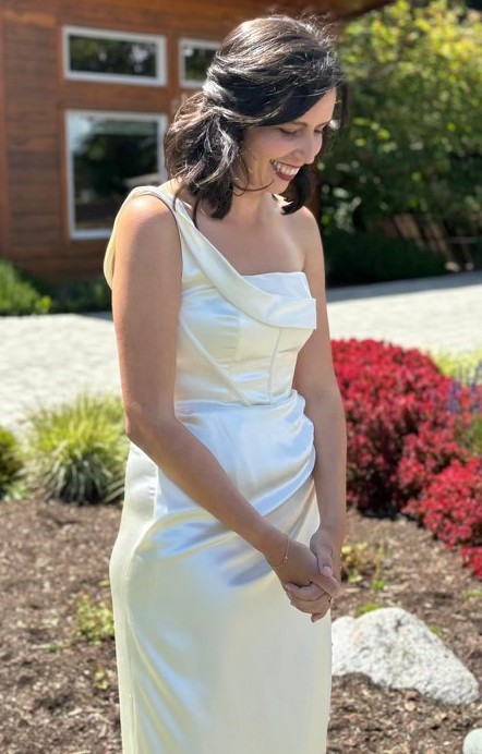 sparkly navy blue bridesmaid dresses Navy Blue Velvet Short Sleeves With Shiny Tulle Long Party prom Dress, –  classygown main image 1