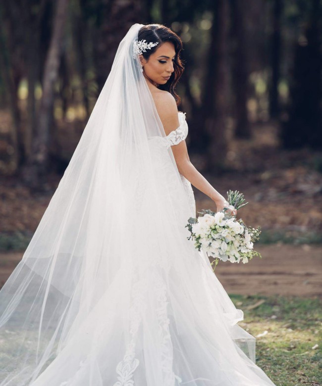Idora Bridal Wedding dress including matching veil