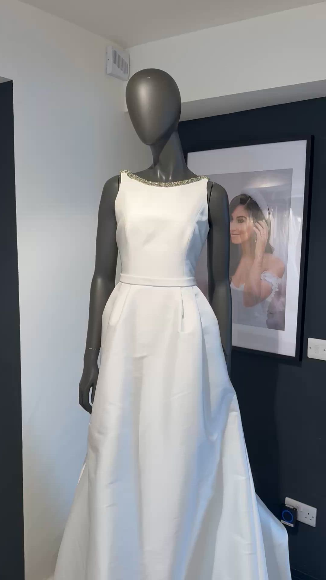 Jesus Peiro, 7021 Stunning A Line Gown - HUGE SAVING!