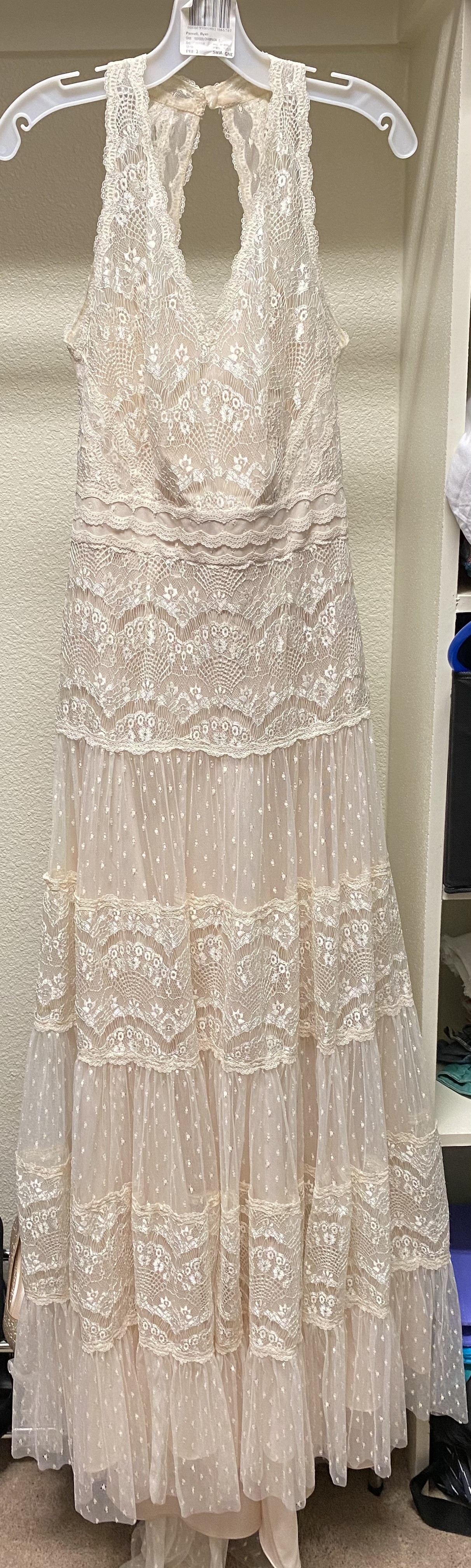 Galina, Lace and Point D'Esprit Open Back (WG3956) New Wedding Dress Save  50% - Stillwhite