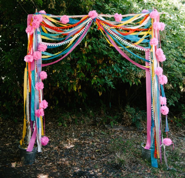 Ribbon backdrop Ribbon backdrop