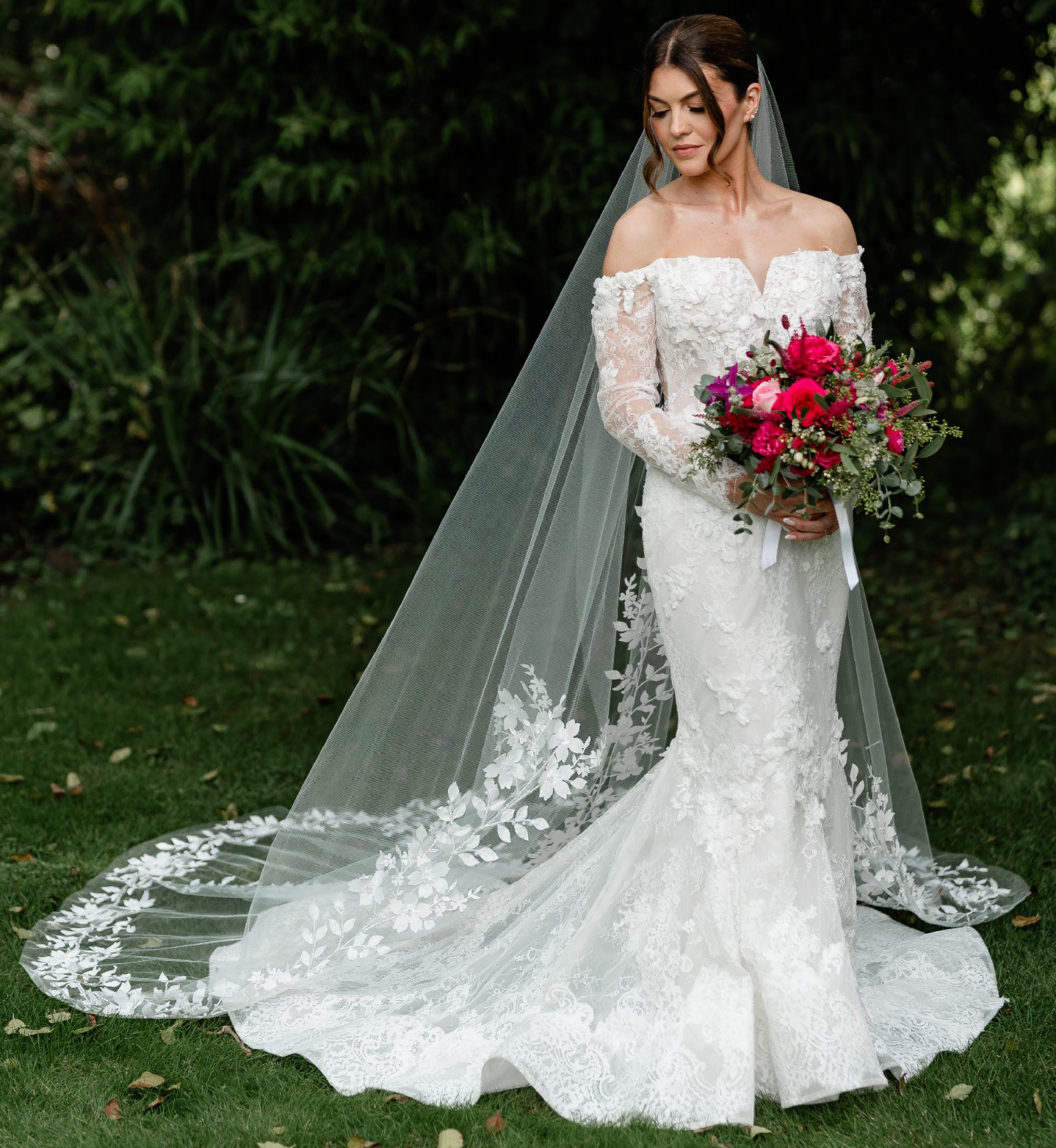 ホワイト ウェディングドレス レース　マーメイド　Milla Nova Milla Nova | Maderia Wedding Dress | Bridal Reflections