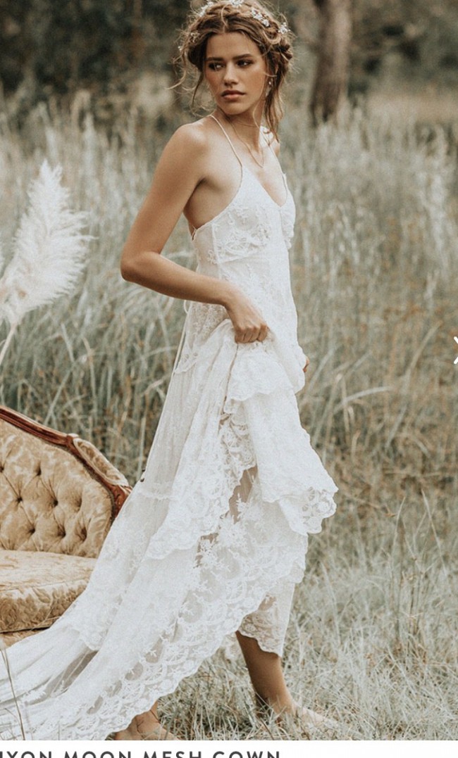 canyon moon mesh gown