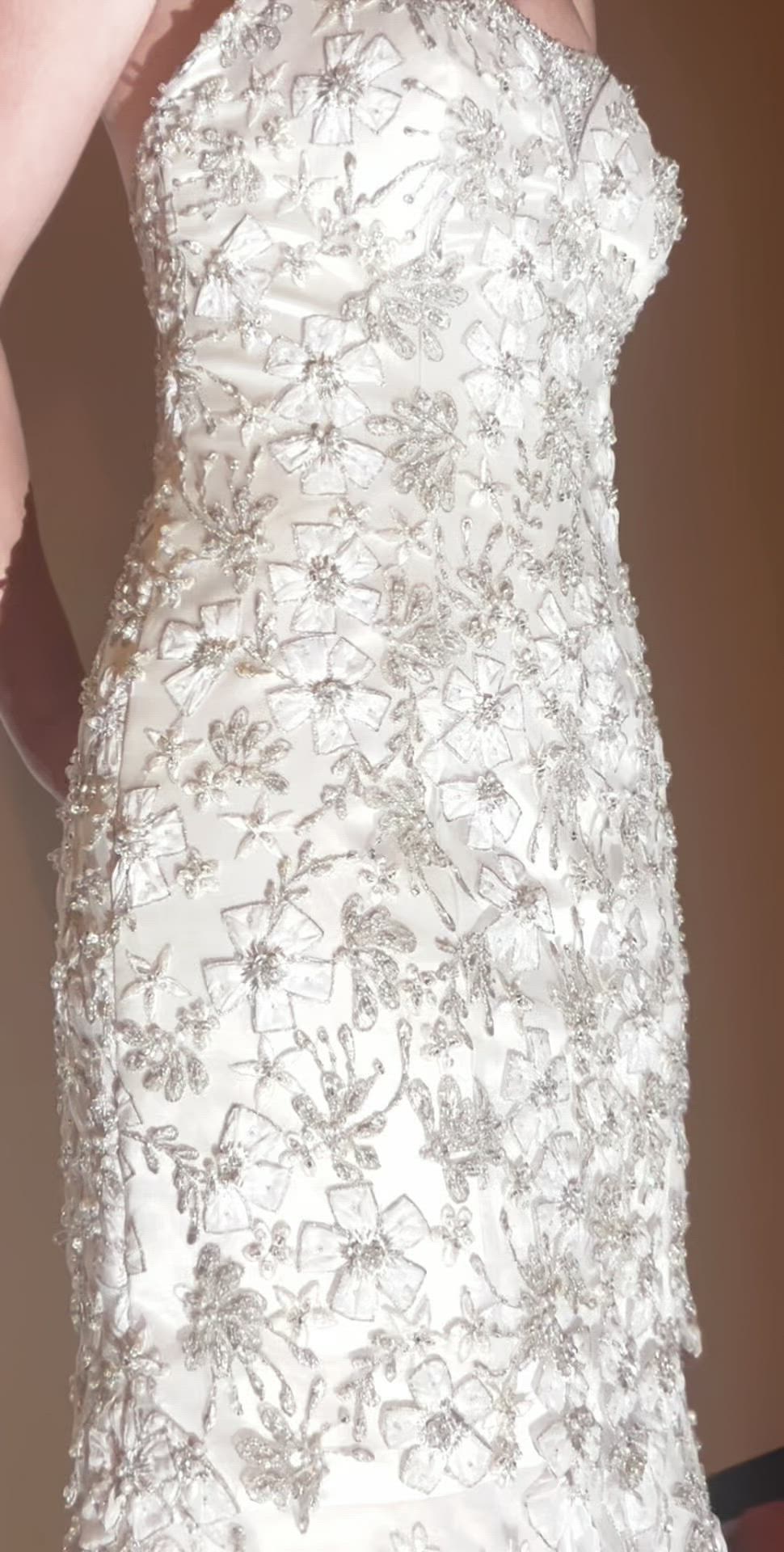 Allure Bridals, Allure Couture C184 Ivory/Silver Wedding Dress wit