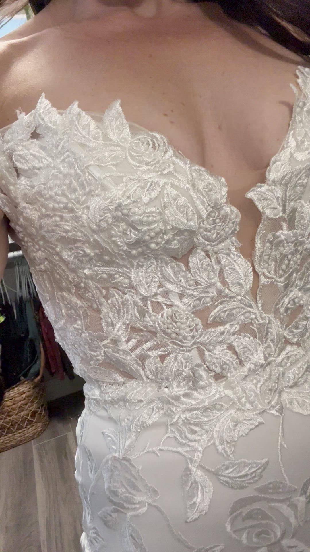 Lulus, Precious Romance Embroidered Wedding Mermaid Maxi