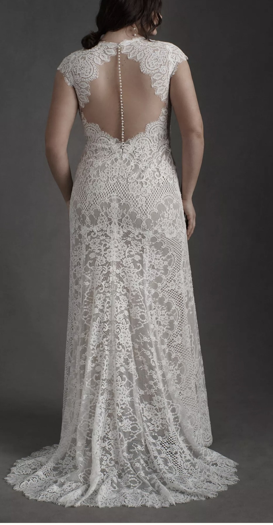 Wtoo by Watters Philomene Lace Cap-Sleeve Wedding Dress Save 35% ...