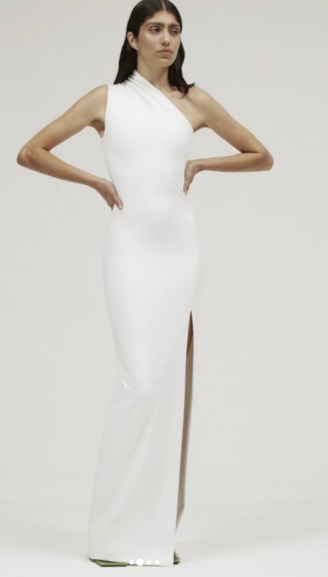 Solace London The Averie Dress in White Wedding Dress Save 65% - Stillwhite