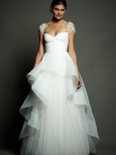 reem acra beaded cap sleeve dress Reem Acra