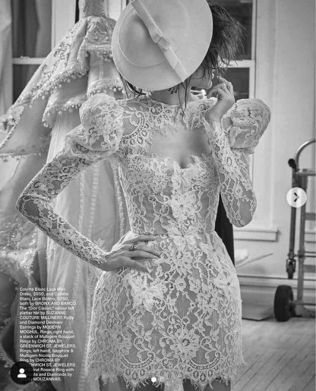 Bronx and Banco, Colette Mini Dress with Colette Blanc Lace Bolero