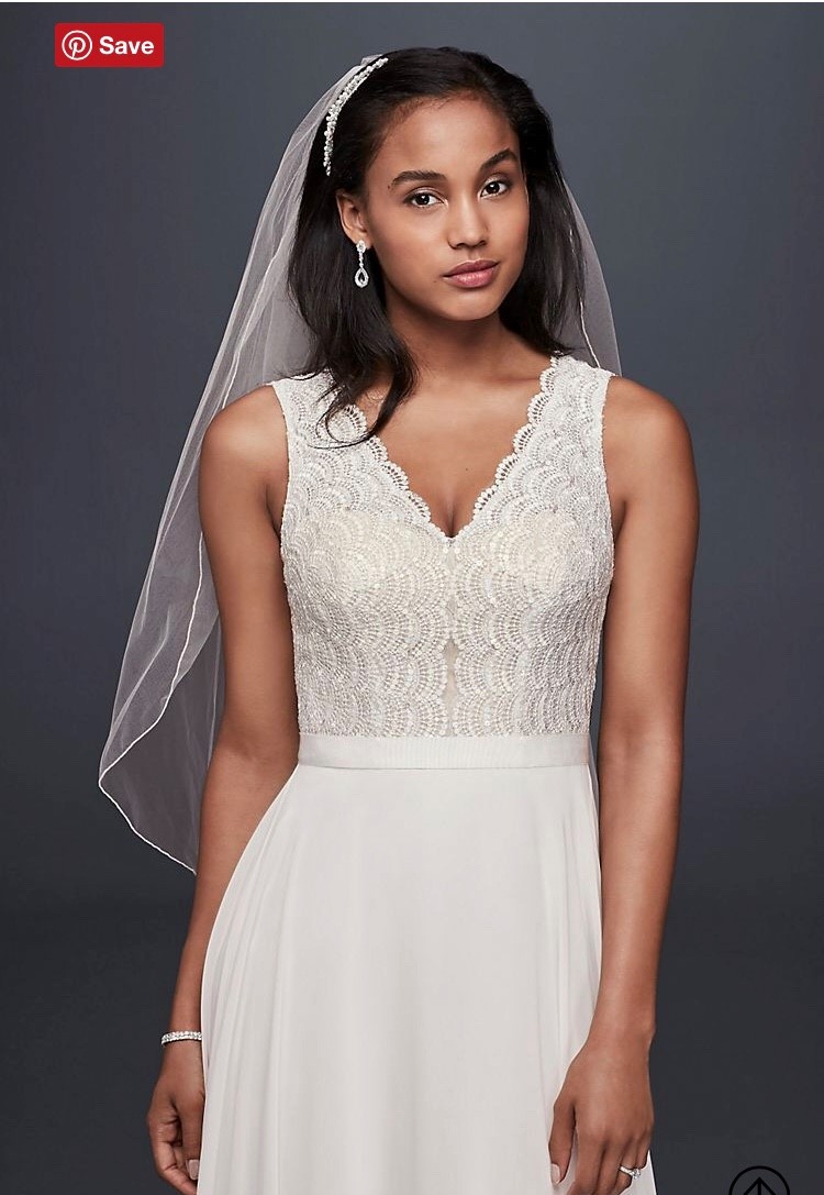 David's Bridal 9NTWG3835 IVYCHAMP New Wedding Dress - Stillwhite