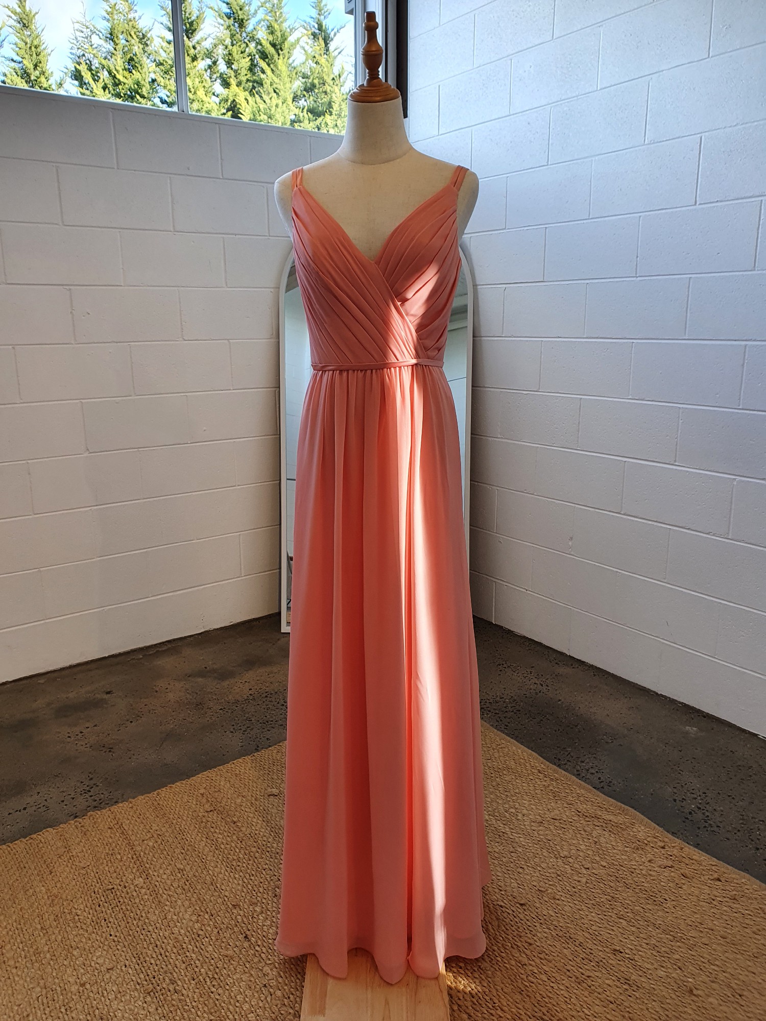 Sorella Vita Blush good Style 8614 Maxi Dress Sz 10