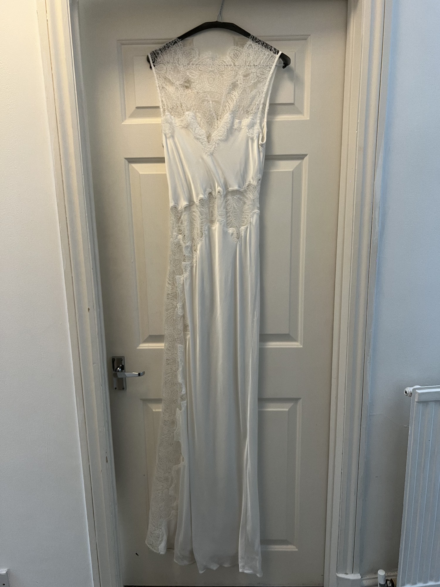 Shona Joy, Stratus Lace High Neck Maxi Dress in Ivory Wedding Dress Save  27% - Stillwhite