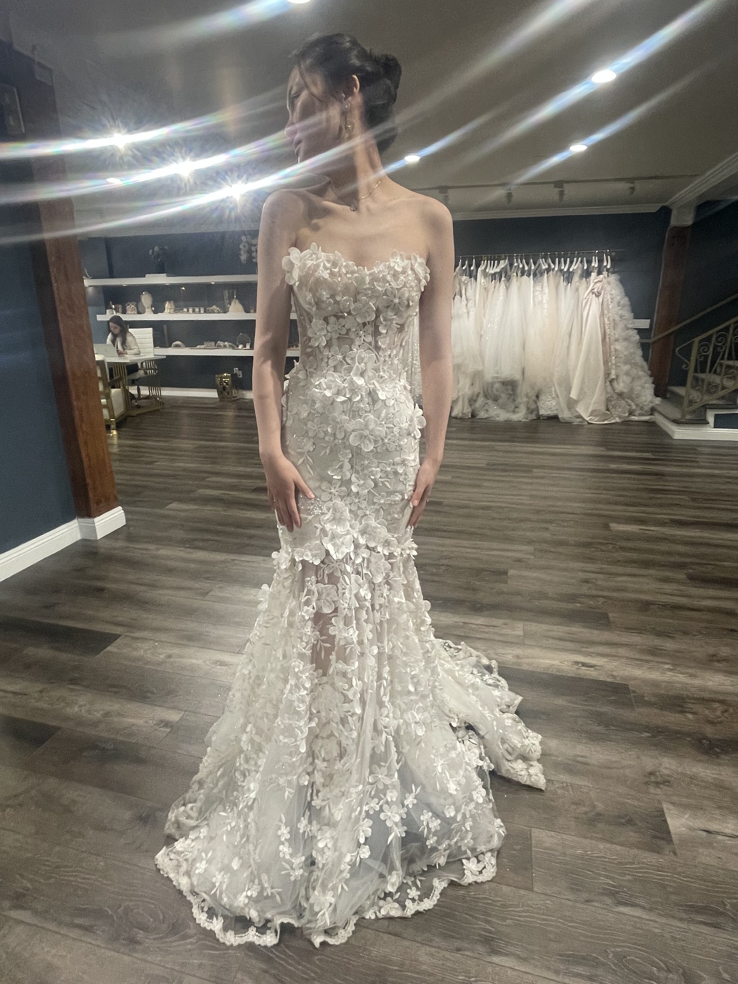 ぴっぴさん専用Galia Lahav Wedding Dress Carrie Carrie | Strapless Trumpet Corset Wedding Dress