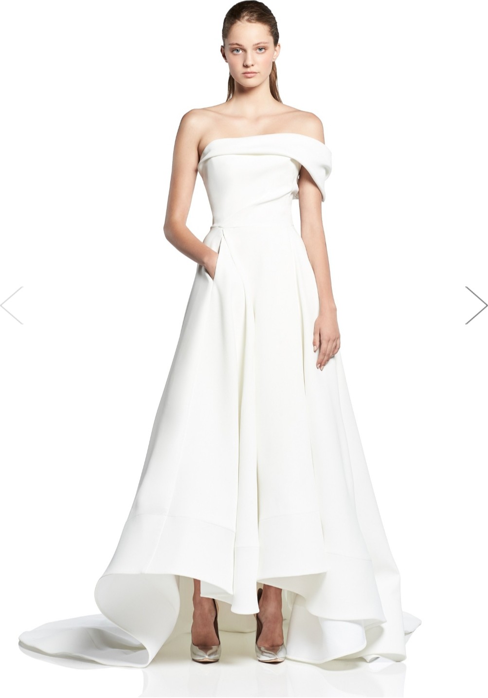 Toni Maticevski Forever One Shoulder Gown Second Hand Wedding Dress ...