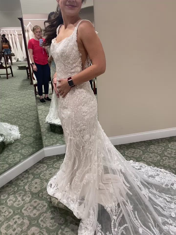 Allure Bridals, D318 - Tiana Dress and Overskirt