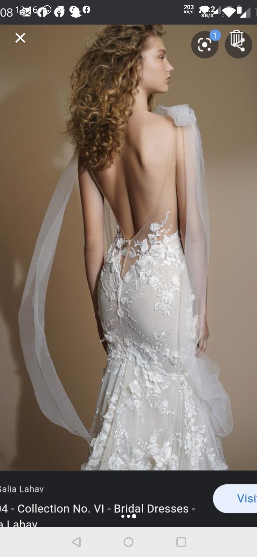 Galia Lahav G104 Used Wedding Dress Save 42 Stillwhite