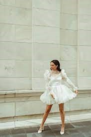 Odylyne The Ceremony Caspian mini organza dress