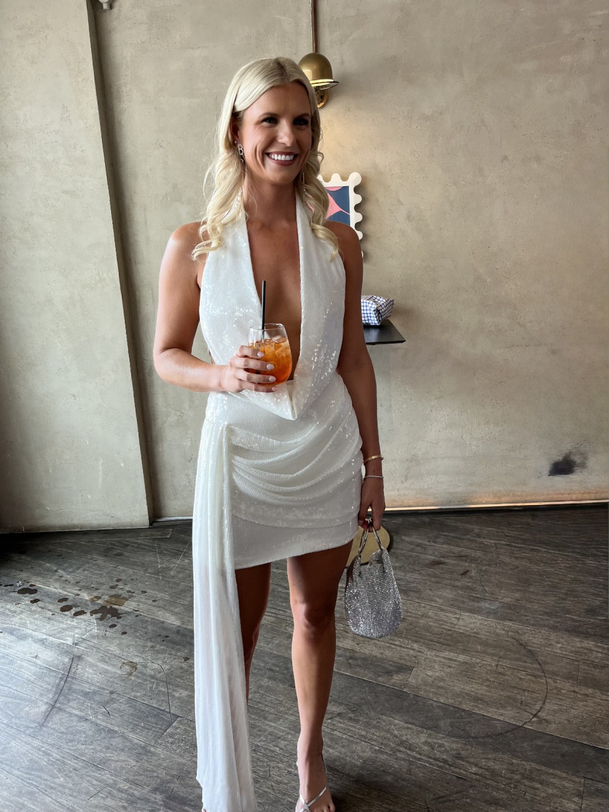 Alex Perry, Halter draped wrapped mini dress Wedding Dress Save 65% -  Stillwhite