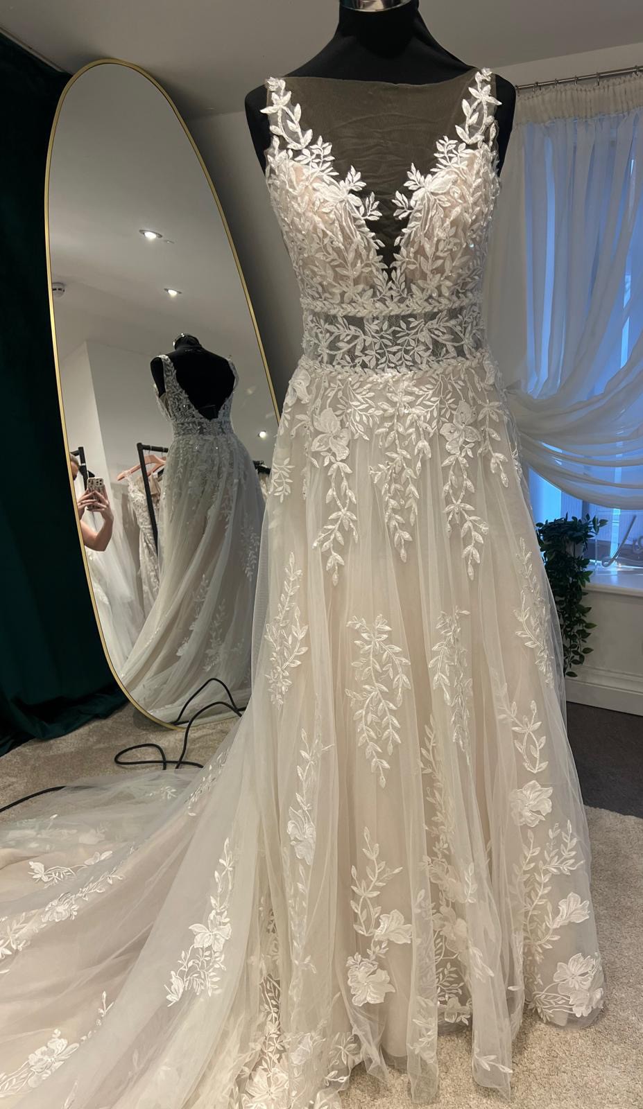 Justin Alexander, Hayes 88366 S New Wedding Dress Save 49