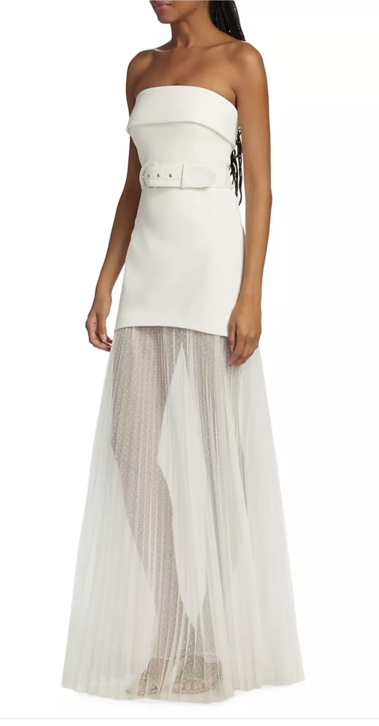 【REBECCA VALLANCE】シエロ ミディドレス Chelsea Midi Dress Ivory White – Rebecca Vallance