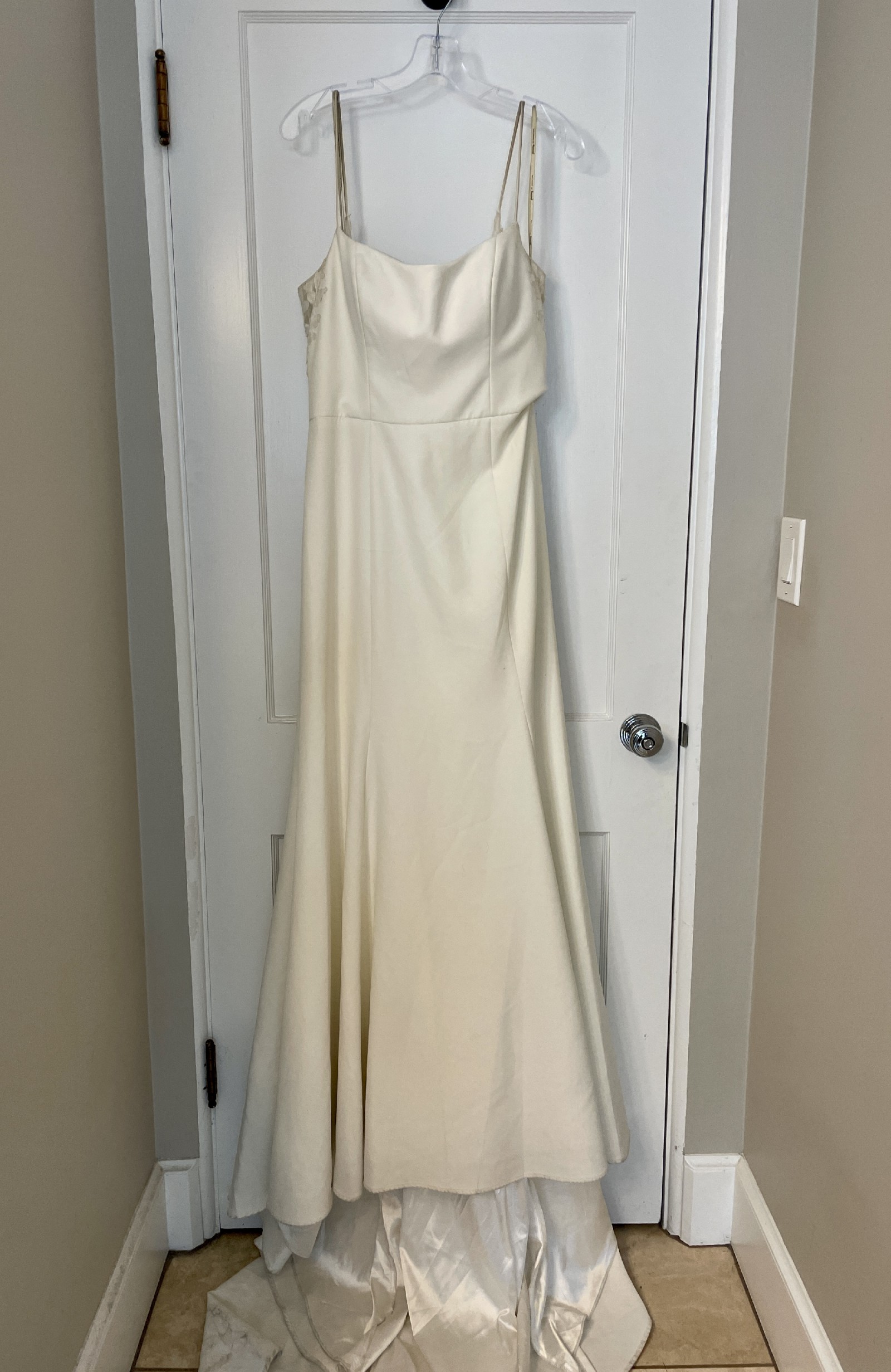 sachin and babi light blue dress Champagne Mother-of-the-Bride Dress Set – V-Neck Peplum Top & Midi Skirt