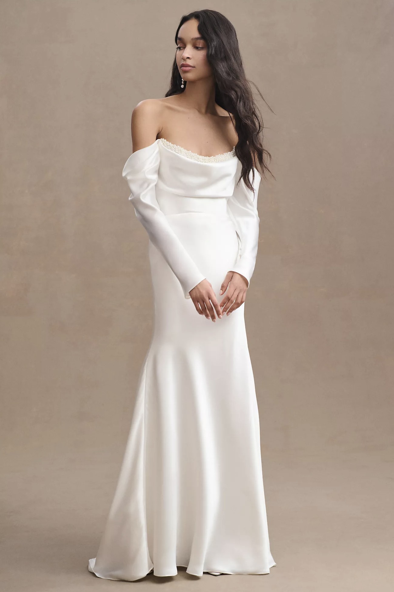 Watters Garance with Sleeves 64307B New Wedding Dress Save 33% - Stillwhite
