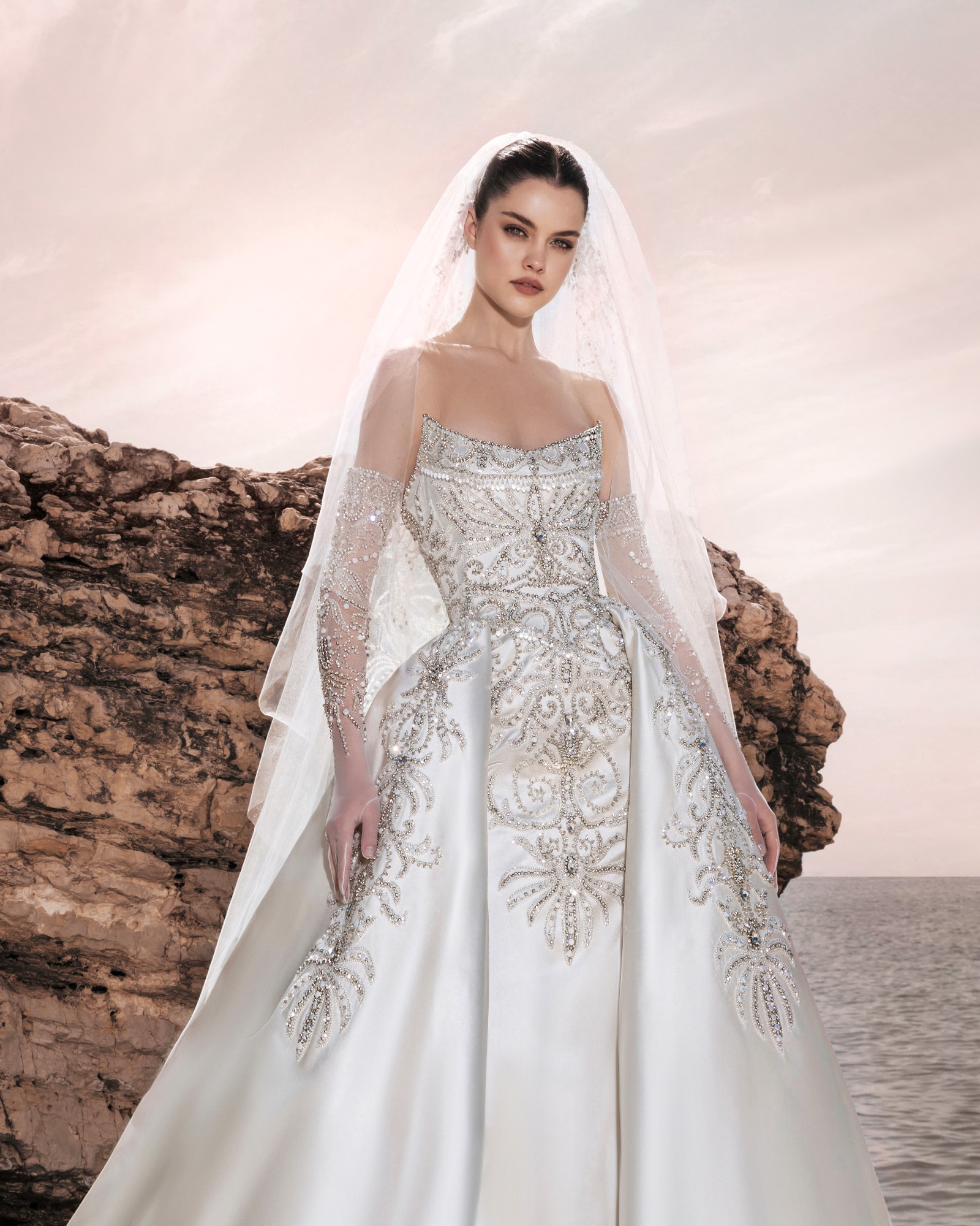 zuhair murad grey lace dress Buy HOPE | Bridal Dresses & Gowns main image 0