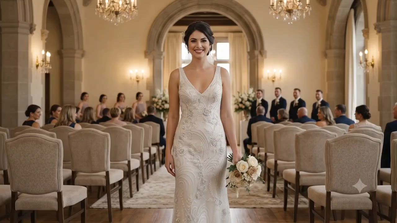Sottero and Midgley, Finley Embellished Sheath Gown