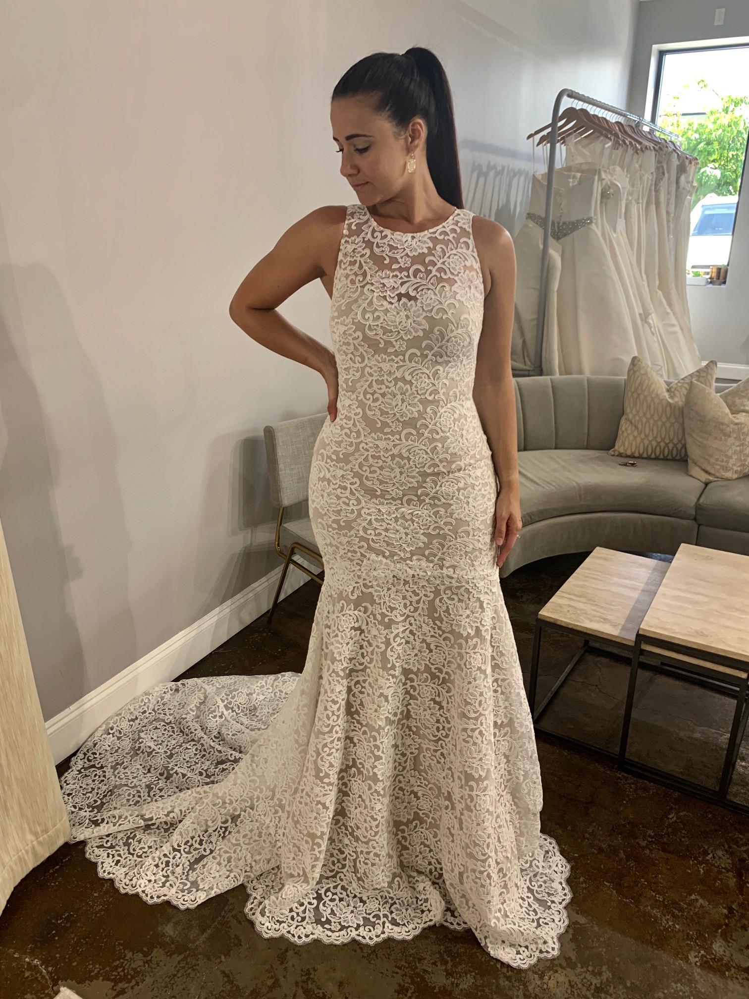 Theia Sarah New Wedding Dress On Sale 56 Off Stillwhite