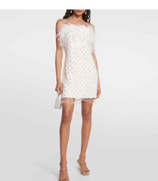 Rebecca Vallance, Chantal Mini Dress Wedding Dress Save 55% - Stillwhite