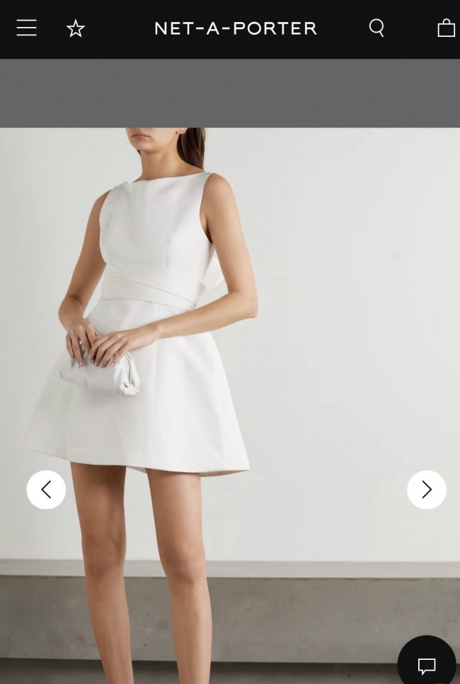 brandon maxwell bonded bustier silk mini dress Brandon Maxwell Bustier Silk Mini Dress