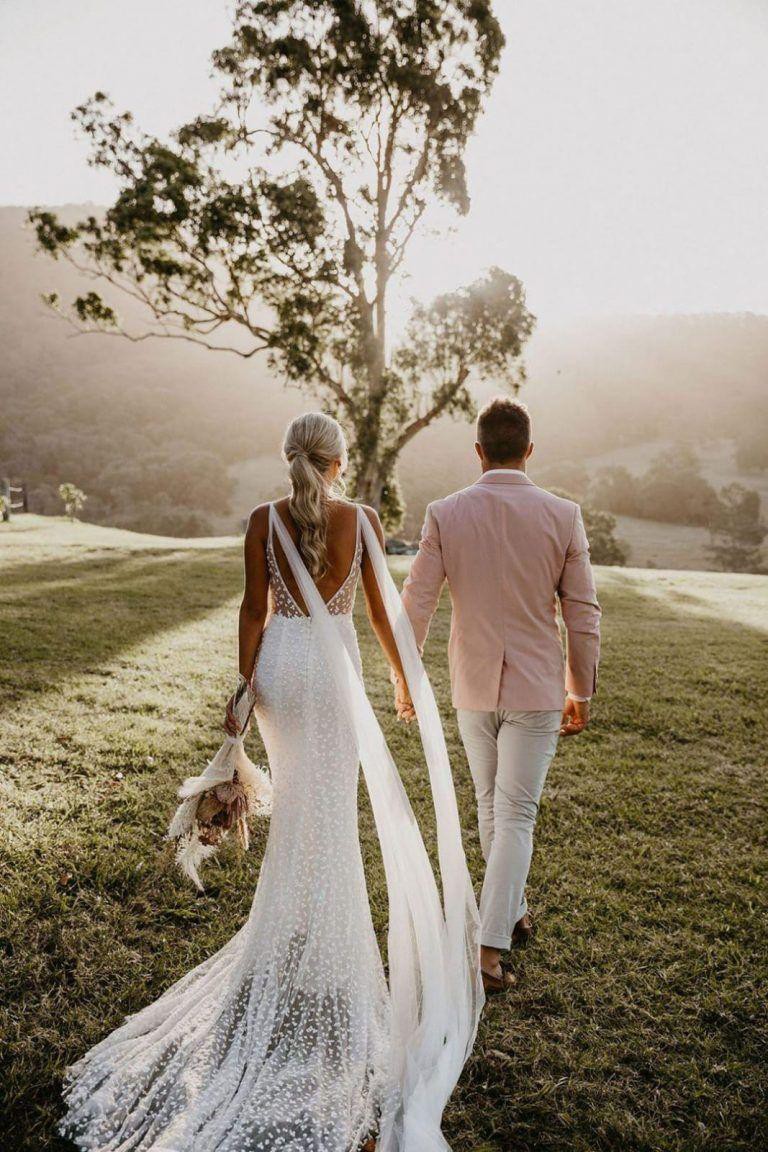 Tulle Bridal Wings with Bows