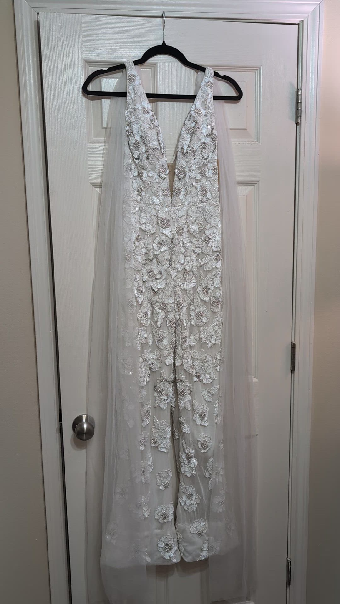 Ashley Lauren, 11355 - Sequined Sleeveless Jumpsuit