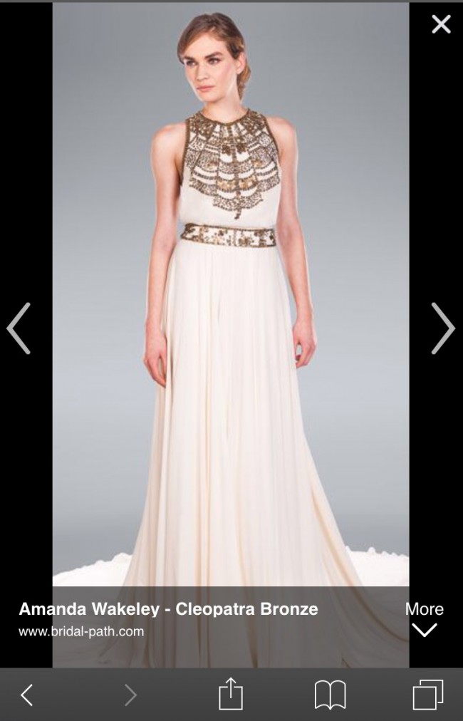 Bronze Wedding Dresses
