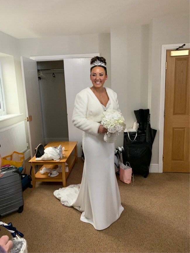 Ellis Bridals 18060 nude/blush size UK 12