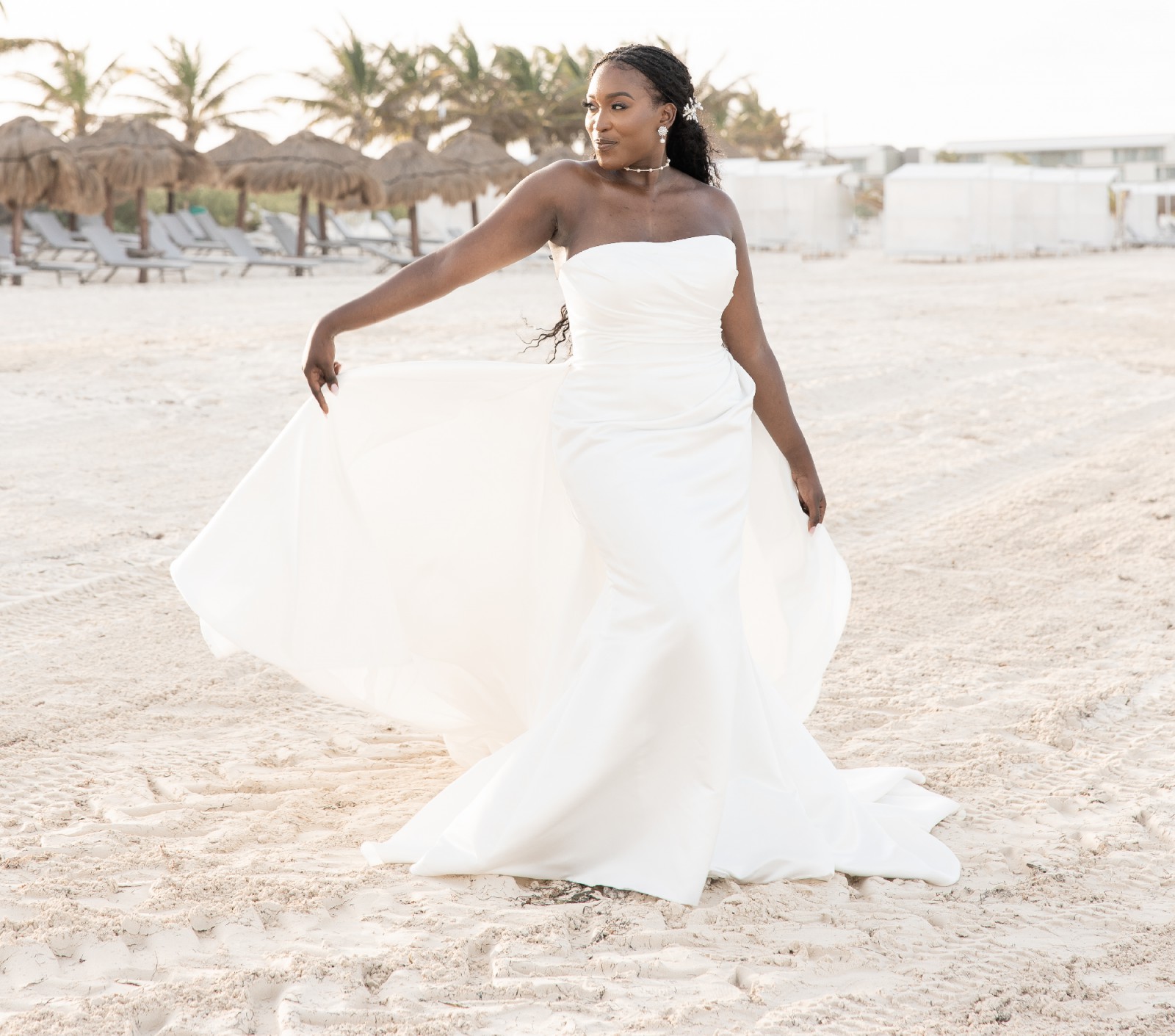 Essense of Australia, Satin Fit & Flare with Detachable Overskirt Wedding  Dress Save 46% - Stillwhite