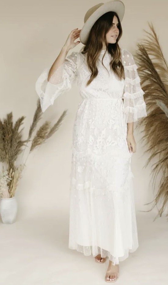 Needle & Thread, Patchwork (Analyse) Wedding Dress - Stillwhite Needle & Thread, Patchwork (Analyse) Wedding Dress - Stillwhite