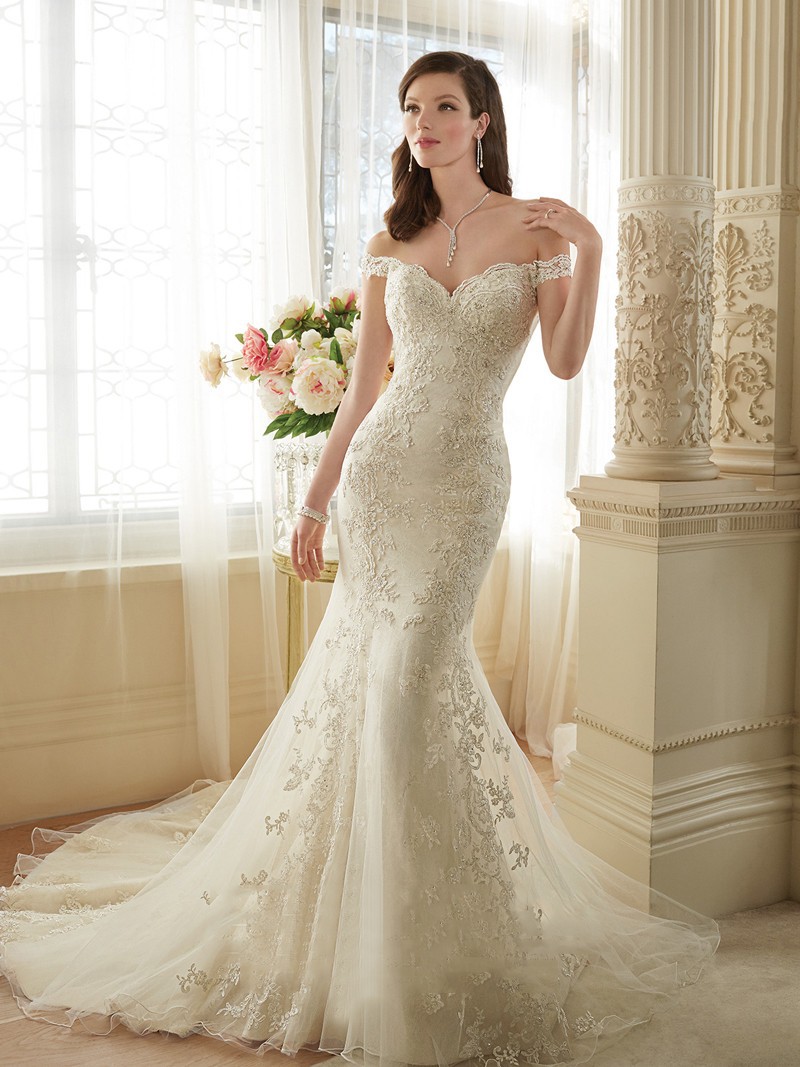 slim fit dress slacks Sophia Tolli 21811 Size 14 Backless Beaded Fit & Flare Wedding Dress Bridal Gown