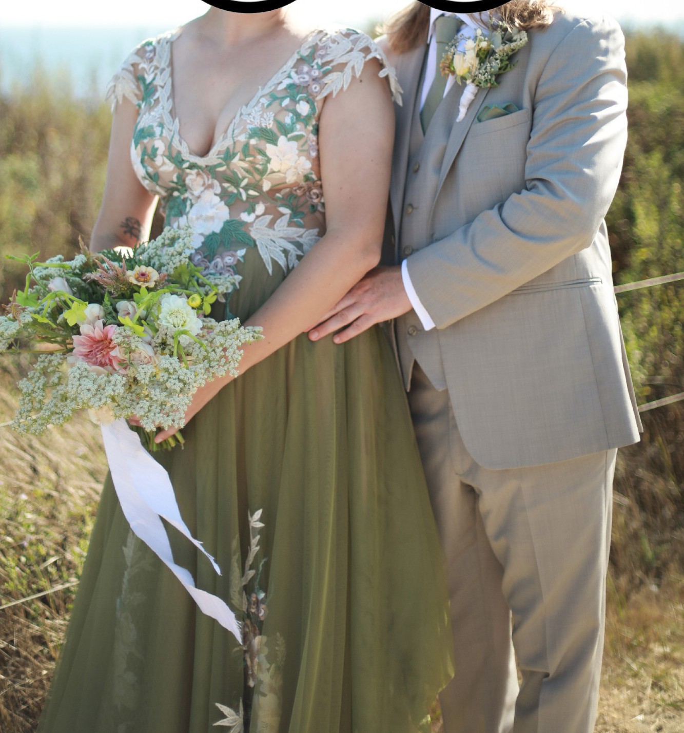 Flora & Lane, Sage Wedding Dress Save 49% - Stillwhite