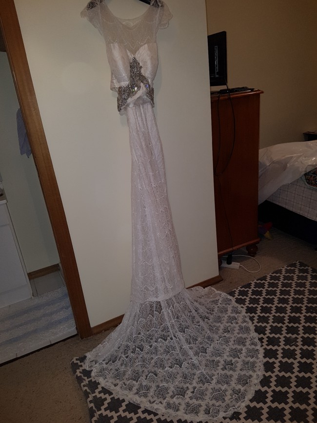 Anna Campbell Isabelle Embelished Used Wedding Dress Save 68% - Stillwhite
