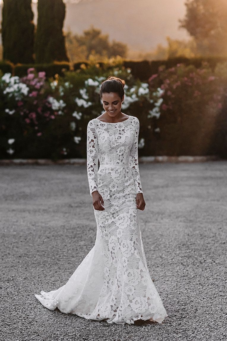 Allure bridal outlet long sleeve lace